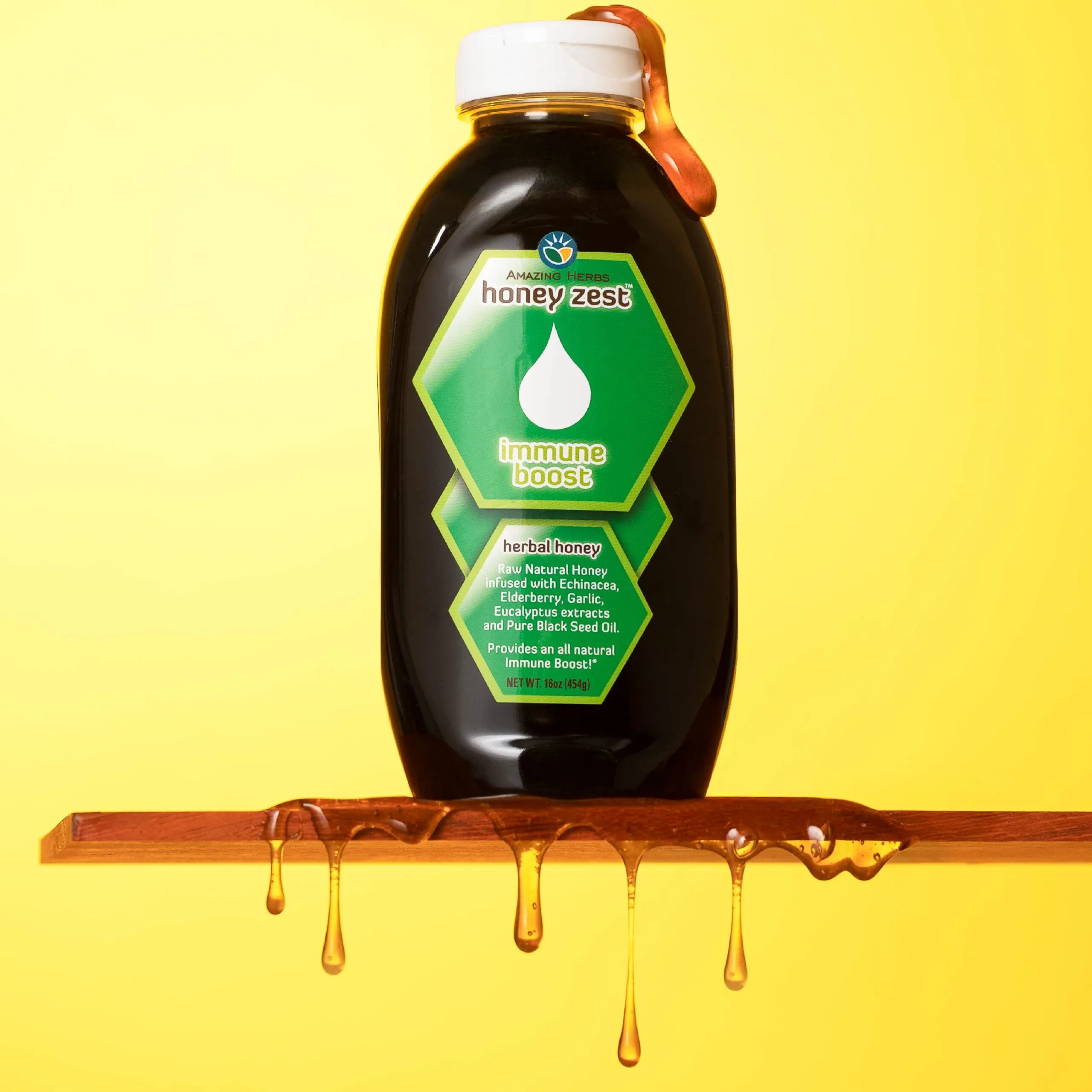 HoneyZest IMMUNE BOOST Bottle 16oz - Image 3
